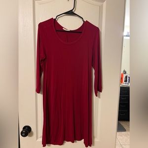 Forever Rose Red Dress